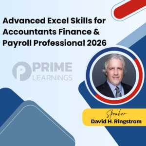 Advanced Excel Skills for Accountants Finance & Payroll Professional 2026