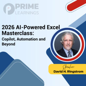 2026 AI-Powered Excel Masterclass: Copilot, Automation and Beyond
