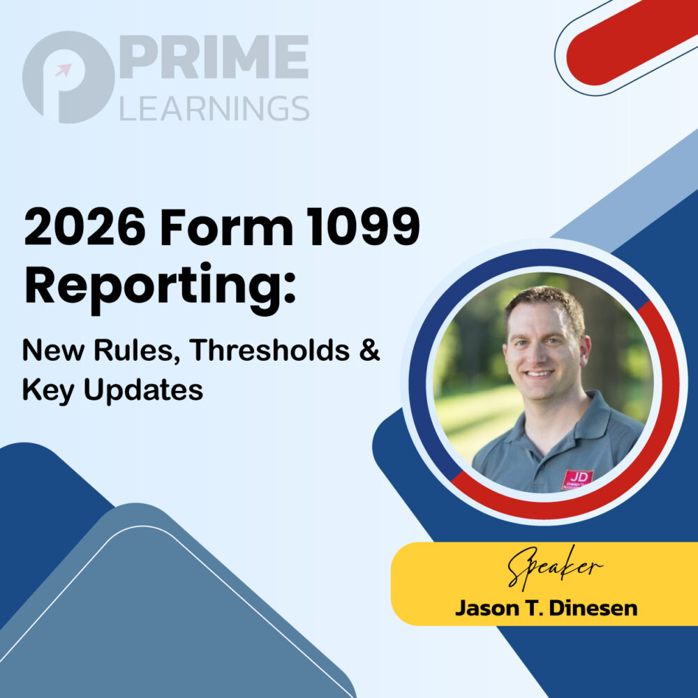 2026 Form 1099 Reporting: New Rules, Thresholds & Key Updates