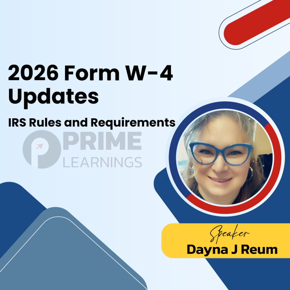 2026 Form W-4 Updates – IRS Rules and Requirements